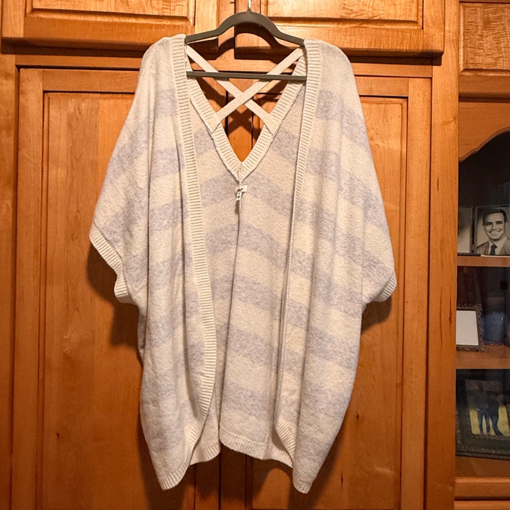 Aerie Cozy Striped Oversized Cardigan